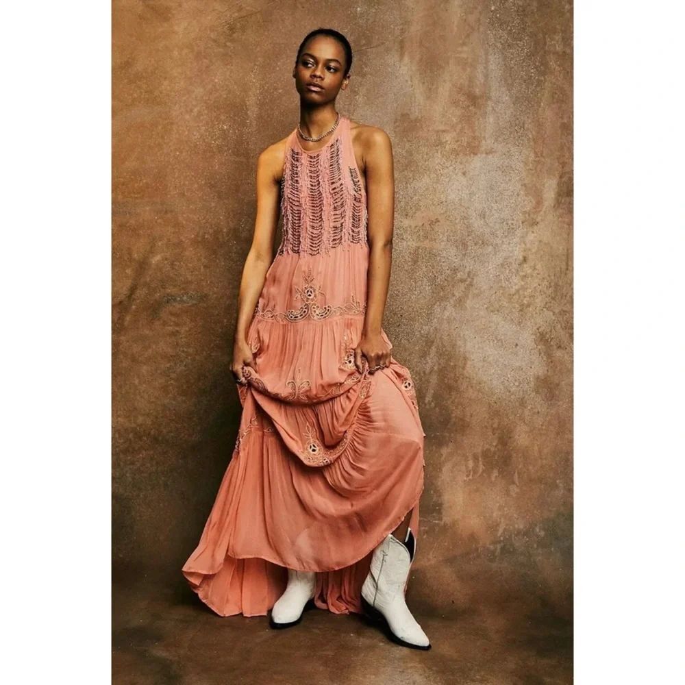Free People Moonlight Shimmers Maxi Dress
